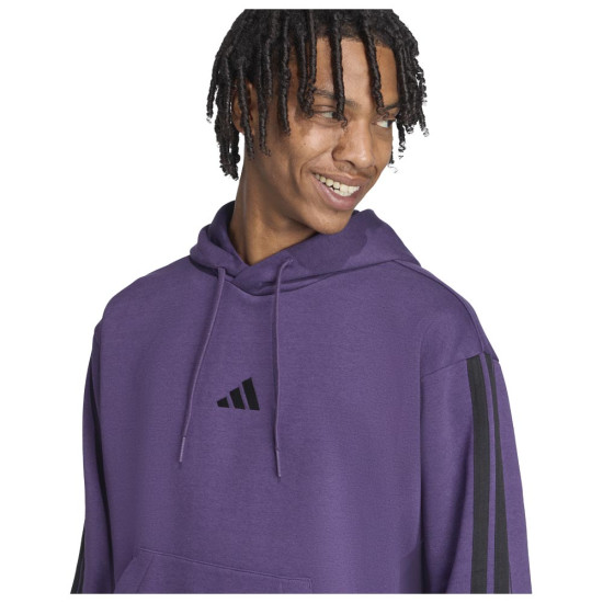 Adidas Ανδρικό φούτερ Essentials 3-Stripes Fleece Hoodie Adidas Ανδρικό φούτερ Essentials 3-Stripes Fleece Hoodie
